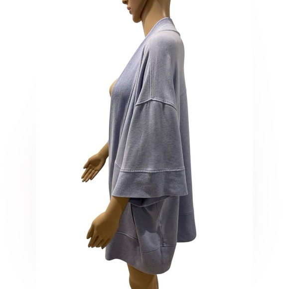 Athleta Light Blue Open Front Cardigan size L/XL - Picture 3 of 4